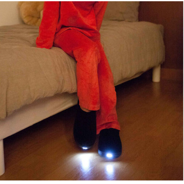 chaussons lumineux