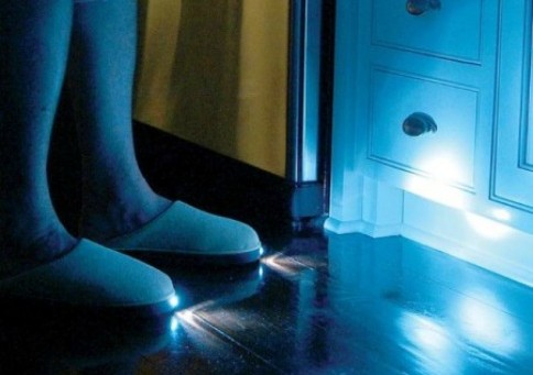 chaussons lumineux