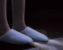 chaussons lumineux