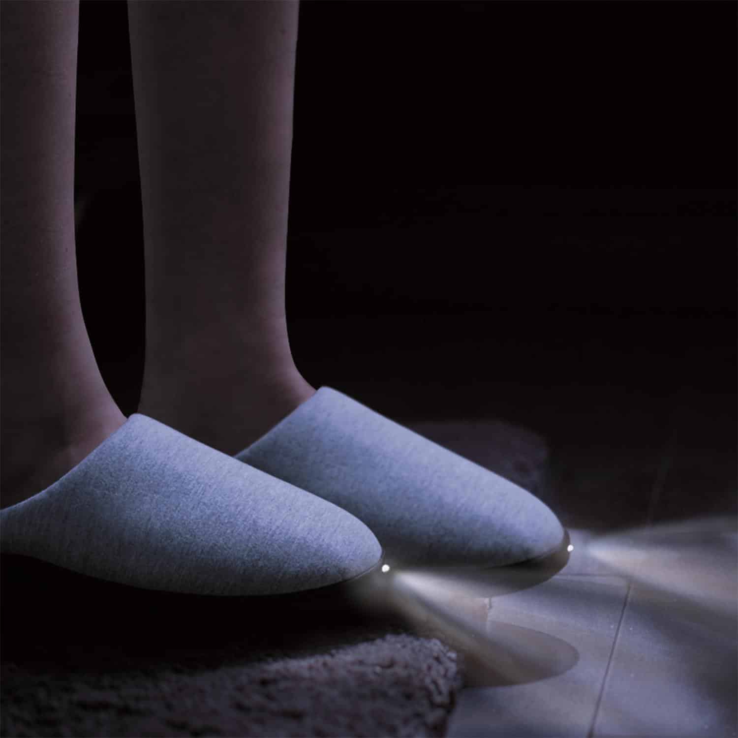 chaussons lumineux