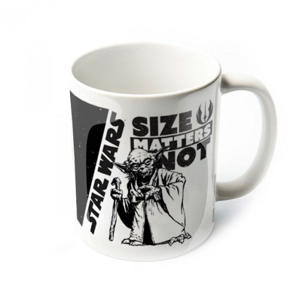 mug yoda size matters not