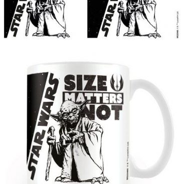 mug yoda size matters not