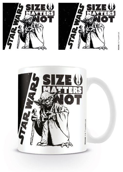 mug yoda size matters not