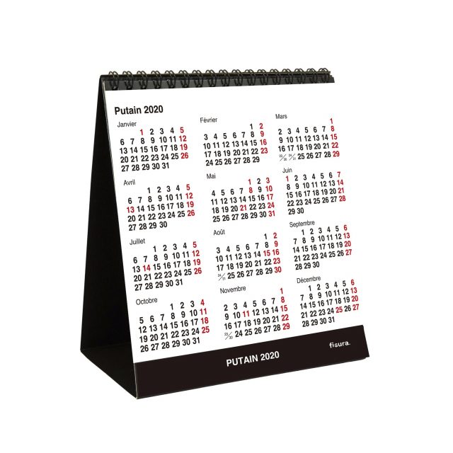 calendrier de bureau putain