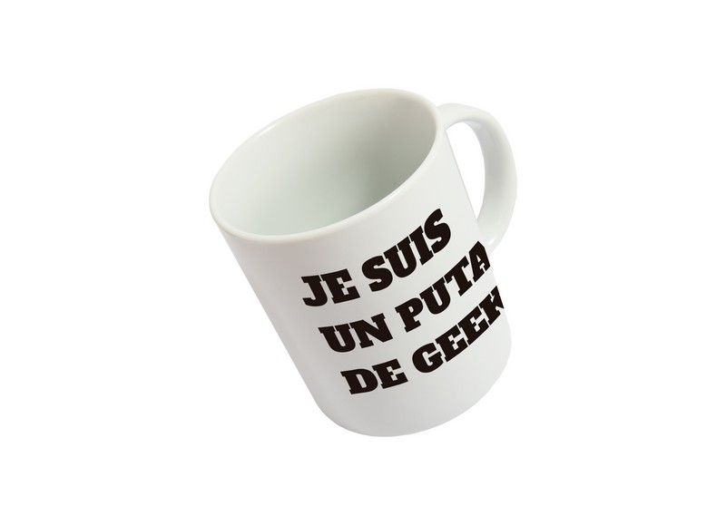 mug je suis un putain de geek