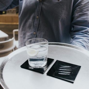 sous-verre cocaine
