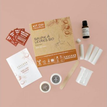 coffret diy baume a levres bio coco