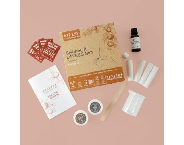 coffret diy baume a levres bio coco