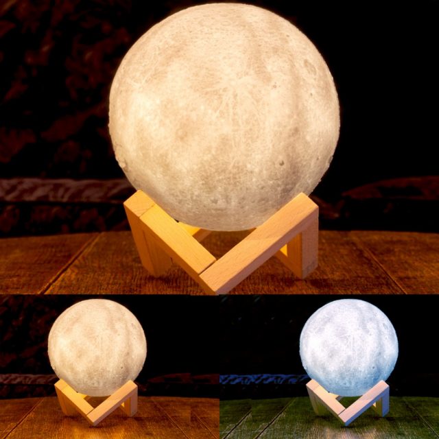 lampe lune tactile