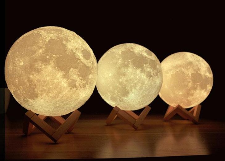 Lampe Lune Tactile - Super Insolite