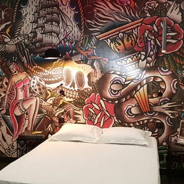 chambre insolite à l'heure
