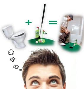 Golf de toilettes - Super Insolite