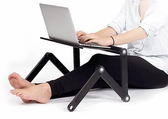 Support ordinateur genoux - Coussin pour ordinateur portable avec
