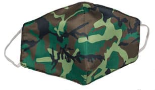 masque visage tissu insolite militaire