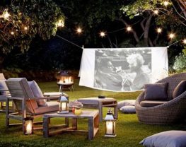 soirée cinema jardin été