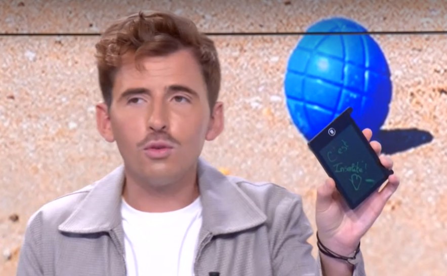 bloc-note infini à la tv
