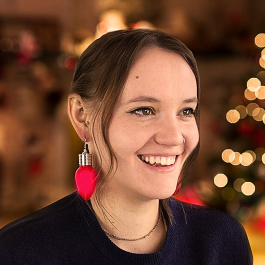 Boucles d'oreilles de Noël - Super Insolite