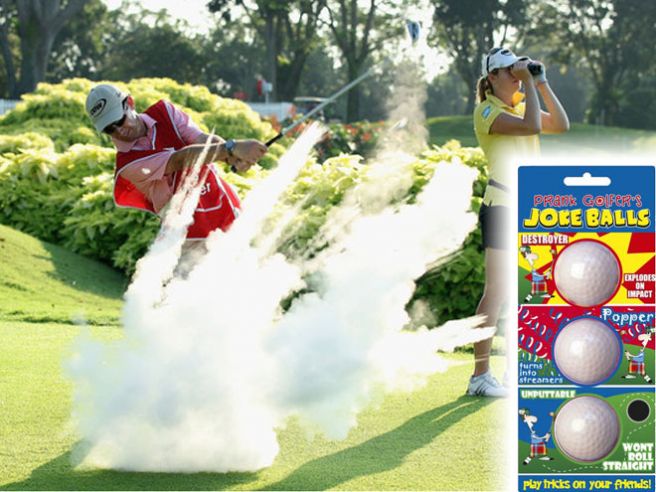 balles de golf explosives