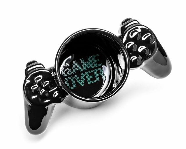 mug manette playstation game over