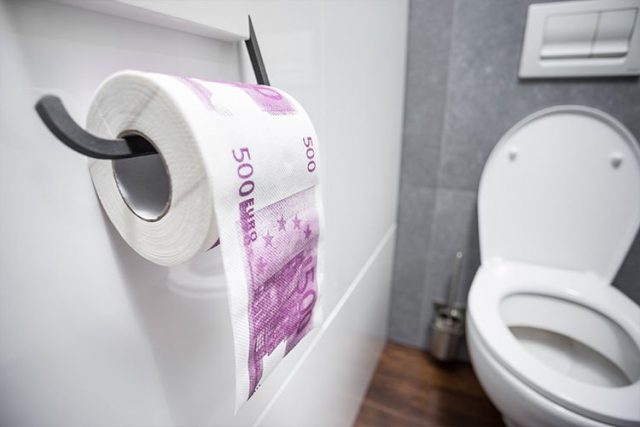 papier toilette billet 500 euros