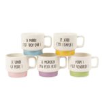 coffret 5 tasses insolites semaine