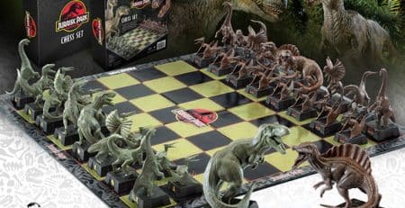 jeu d'échec dinosaure jurassic park