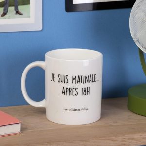 mug je suis matinale apres 18h