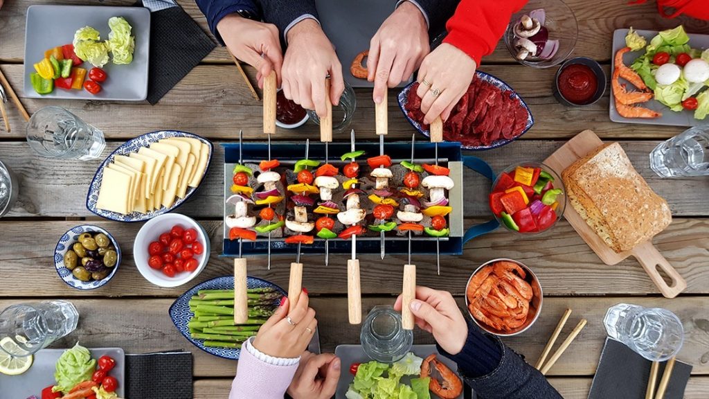 barbecue de table compact