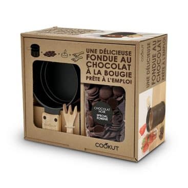 fondue au chocolat à la bougie