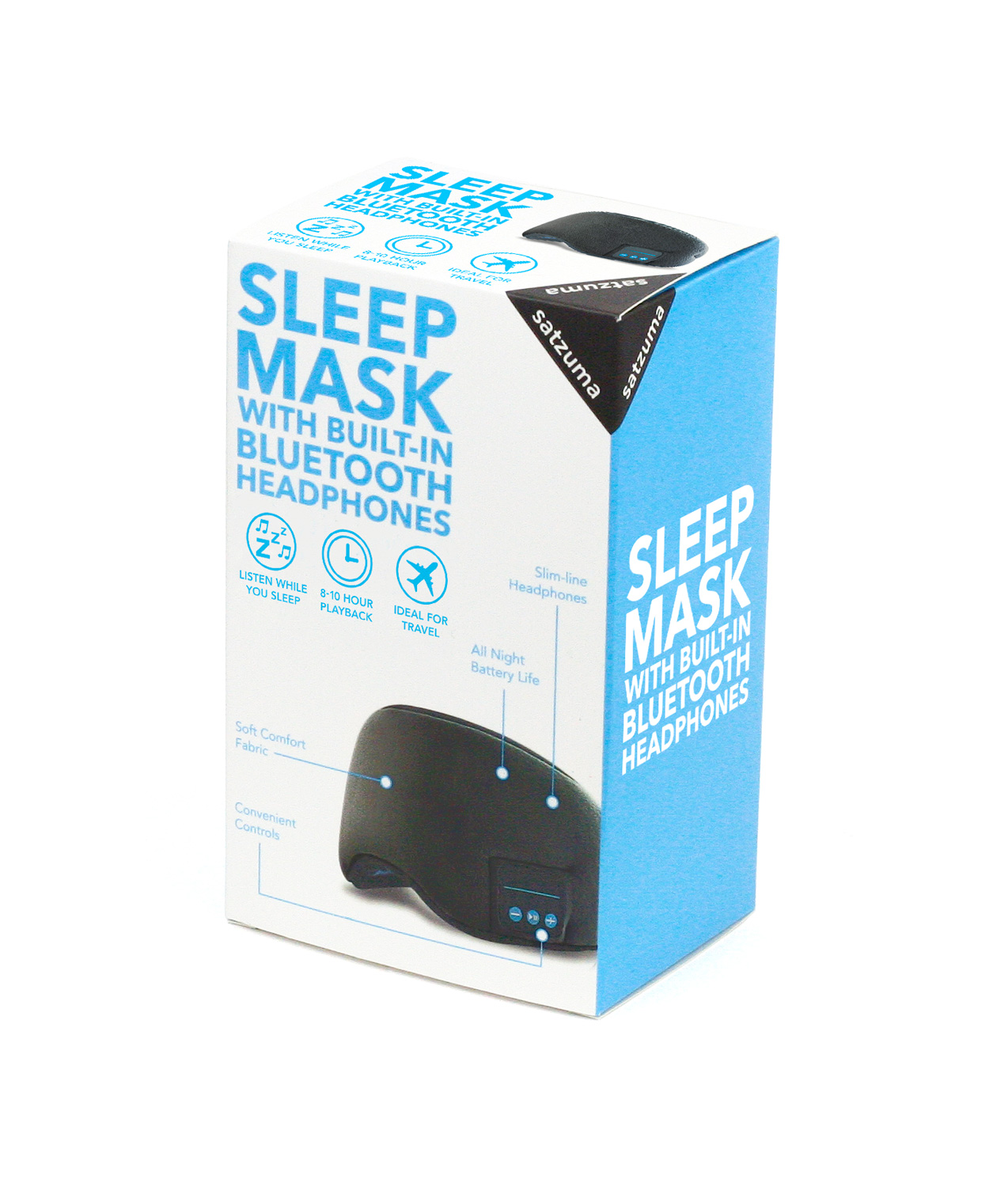 Masque De Sommeil Bluetooth 3D – Écouteurs Intégrés Pour S'endormir Avec De La Musique – Autonomie 8h