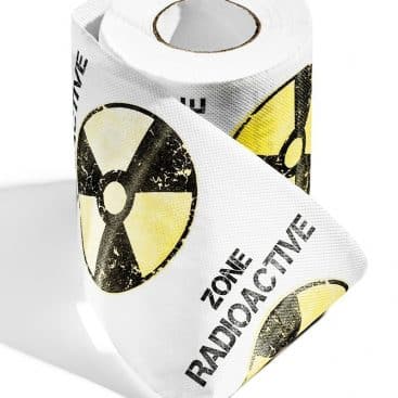 papier toilette insolite zone radioactive