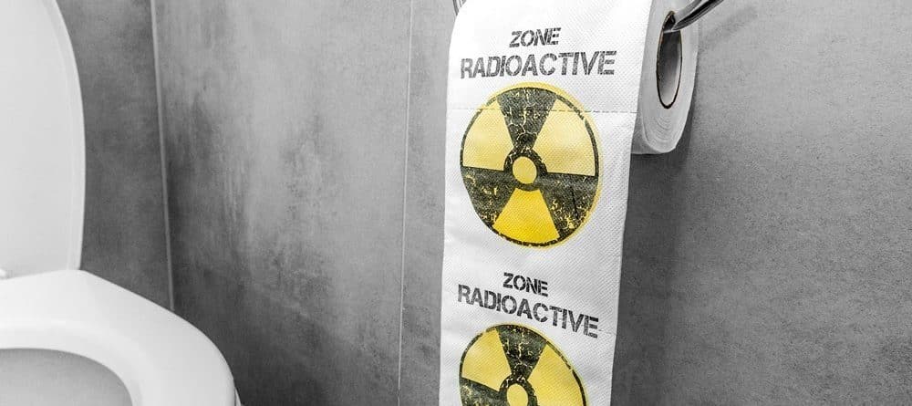 papier toilette insolite zone radioactive