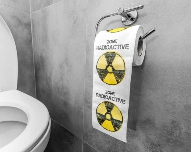 papier toilette insolite zone radioactive