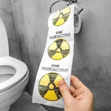 papier toilette insolite zone radioactive
