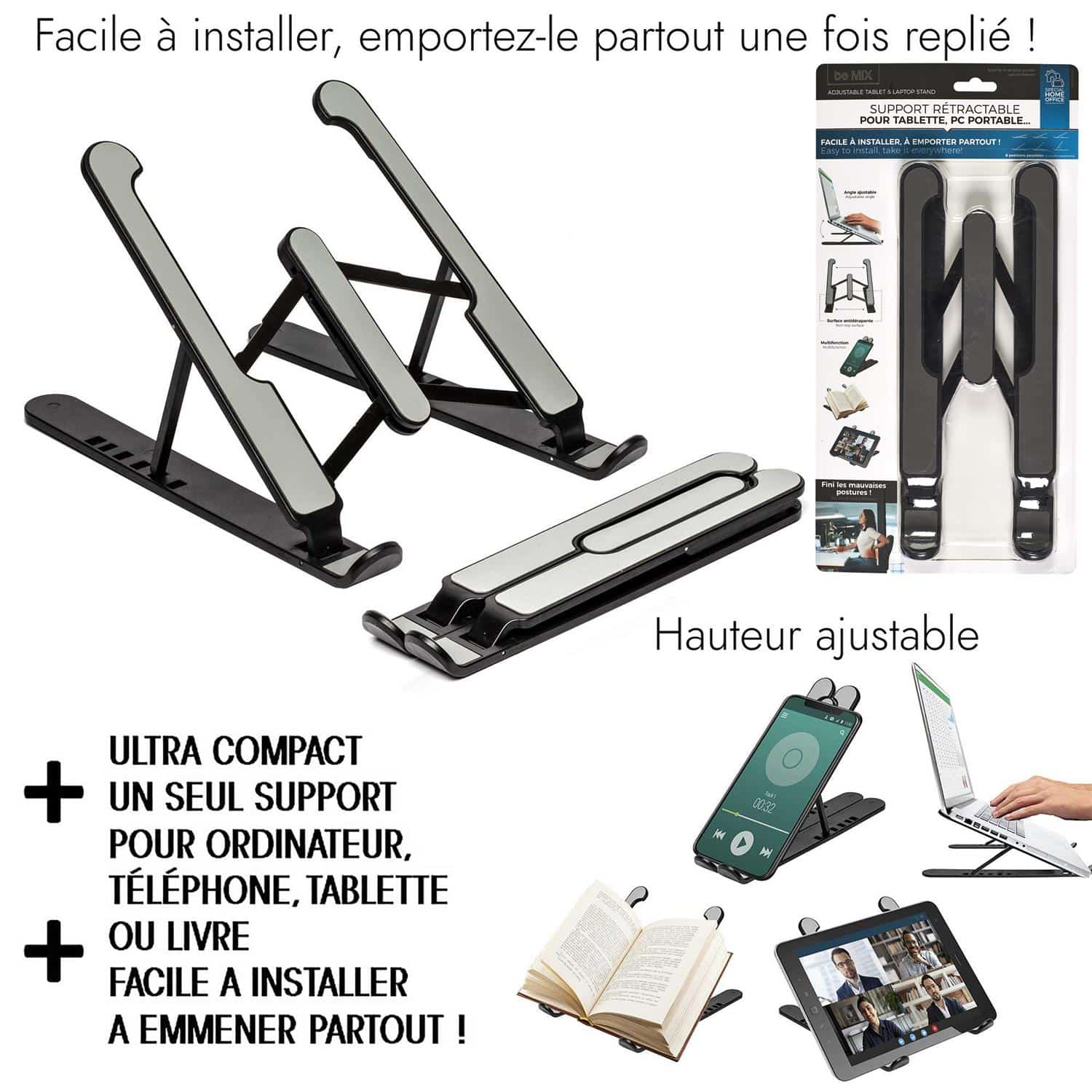 support ordinateur portable nomade