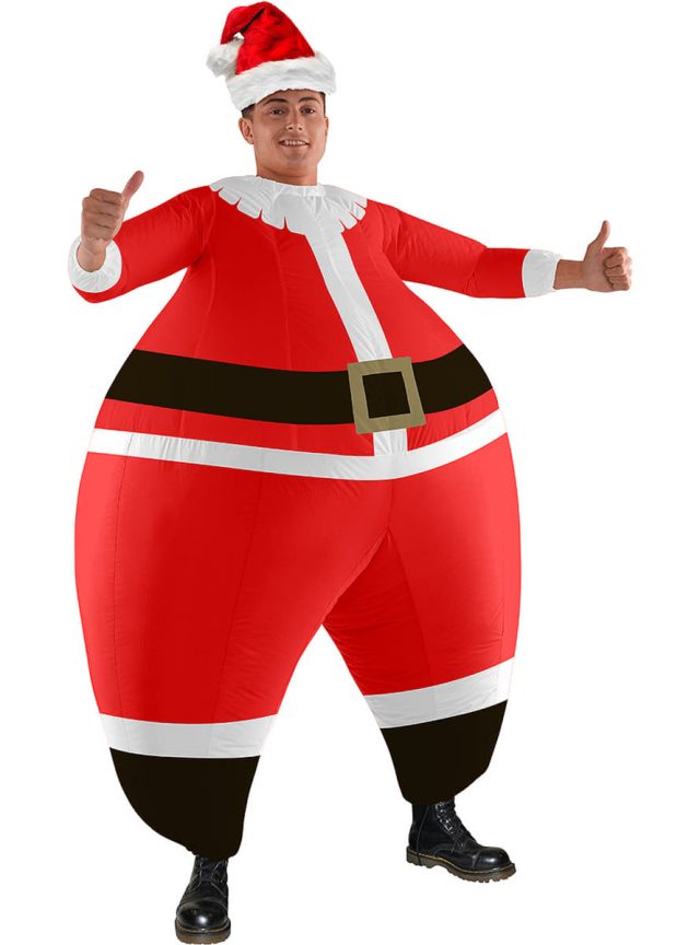 deguisement pere noel gonflable