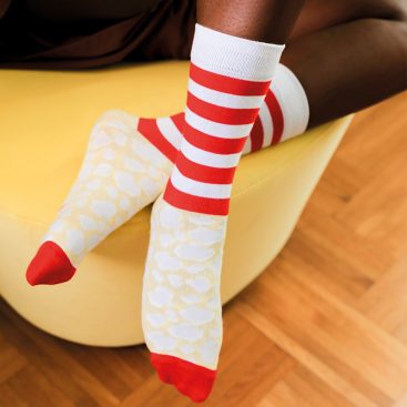 chaussettes popcorn
