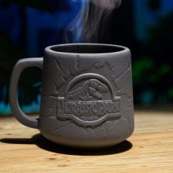 mug jurassic park relief