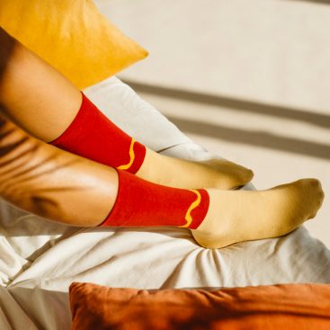 chaussettes hot-dog