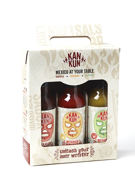 coffret cadeau sauces mexicaines kankun