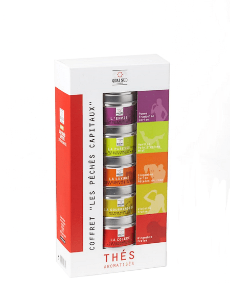 coffret cadeau thés peches capitaux