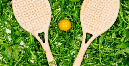 couverts salade raquette tennis