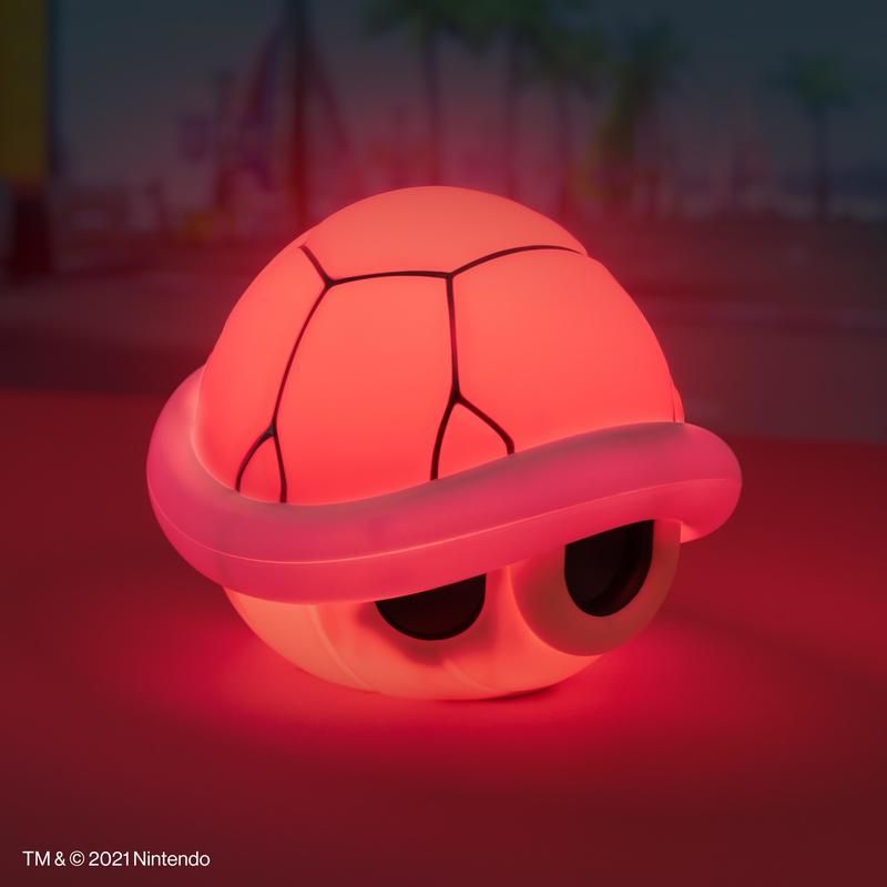 Lampe Tortue Rouge Mario Kart (Avec Son) | Super Insolite