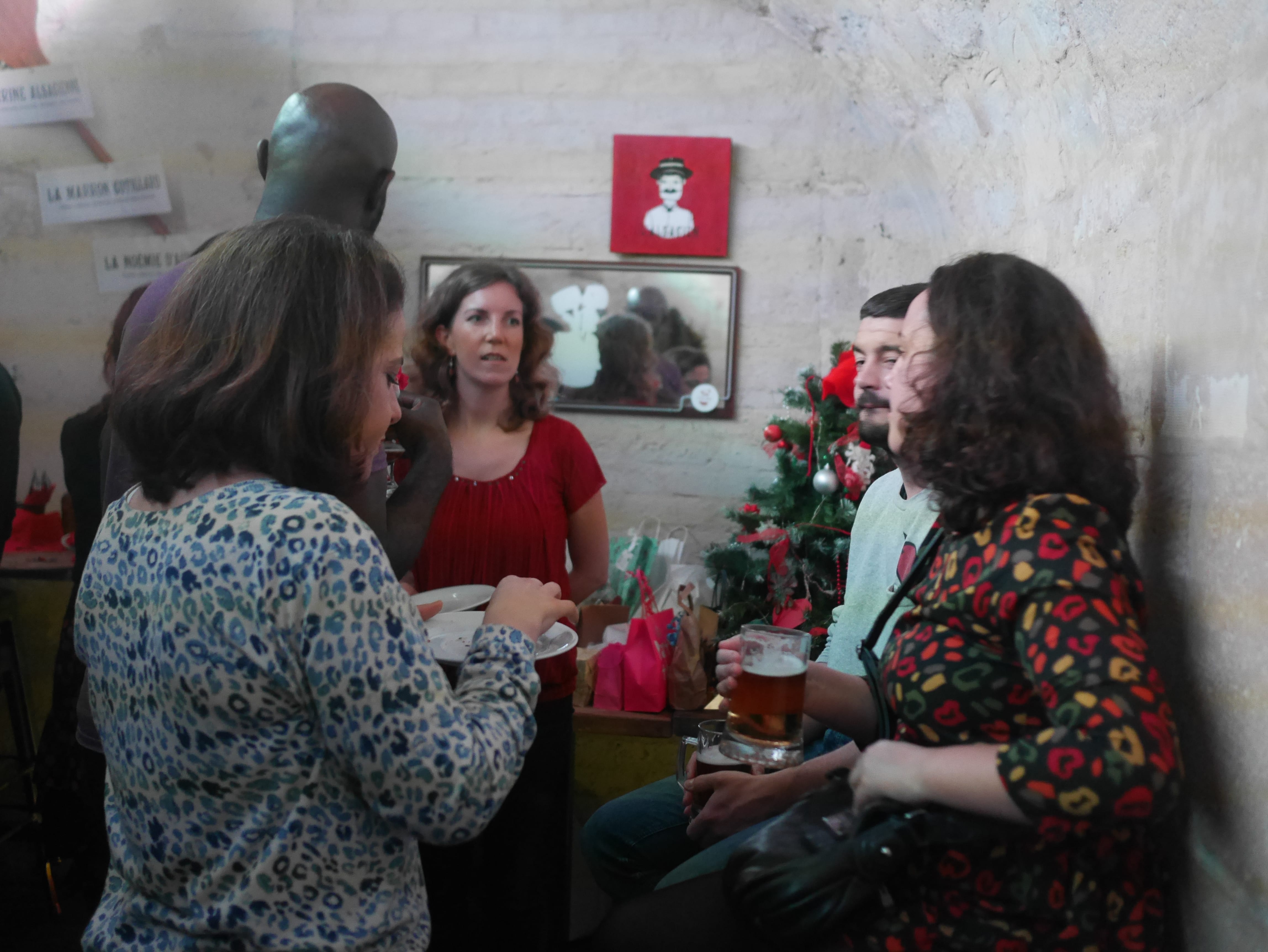 secret santa dans un bar