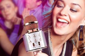 micro karaoke sans fil effets voix