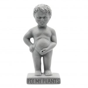 statue arrosage plante garçon qui fait pipi