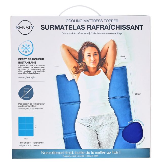 surmatelas lit rafraichissant