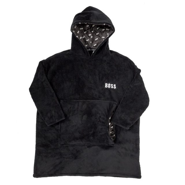 sweat capuche geant noir boss