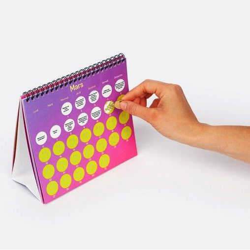 calendrier 2023 à gratter bonheur