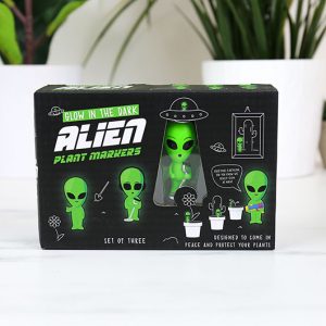 mini aliens decoration plante
